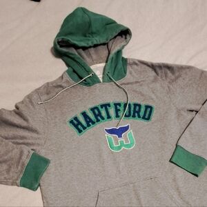 Gray and Green Hartford Hoodie